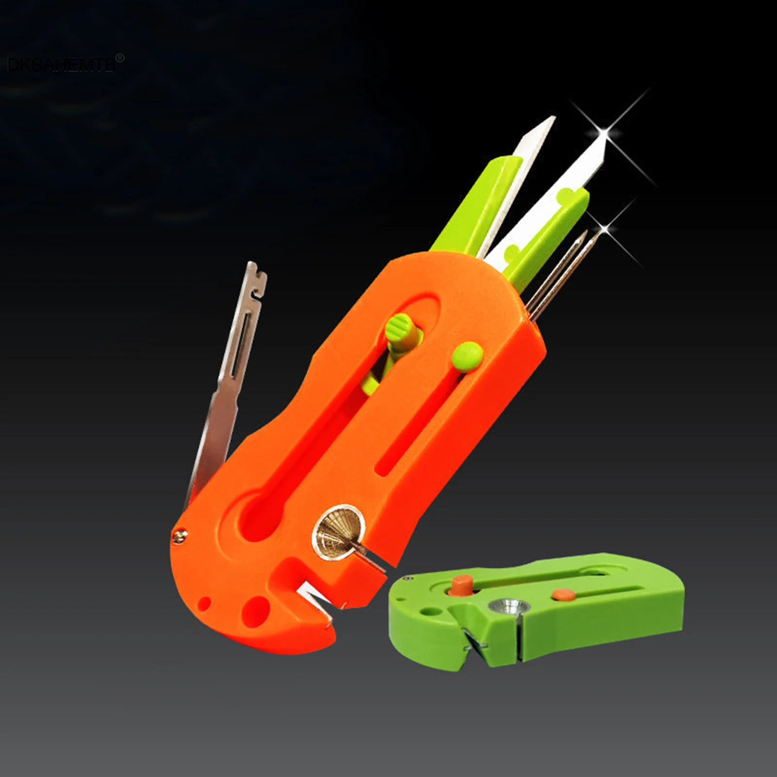 Tijeras de pesca multifuncionales, herramienta ligera de acero inoxidable, adecuada para anzuelos afilados, 10 en 1 - imagen 5