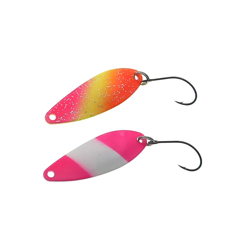 HISTOLURE-señuelo cuchara de pesca, 5g, 40mm de largo, cebo giratorio de Metal de fundición, cuchara para trucha, plantilla, aparejos de pesca Swimbait - imagen 4