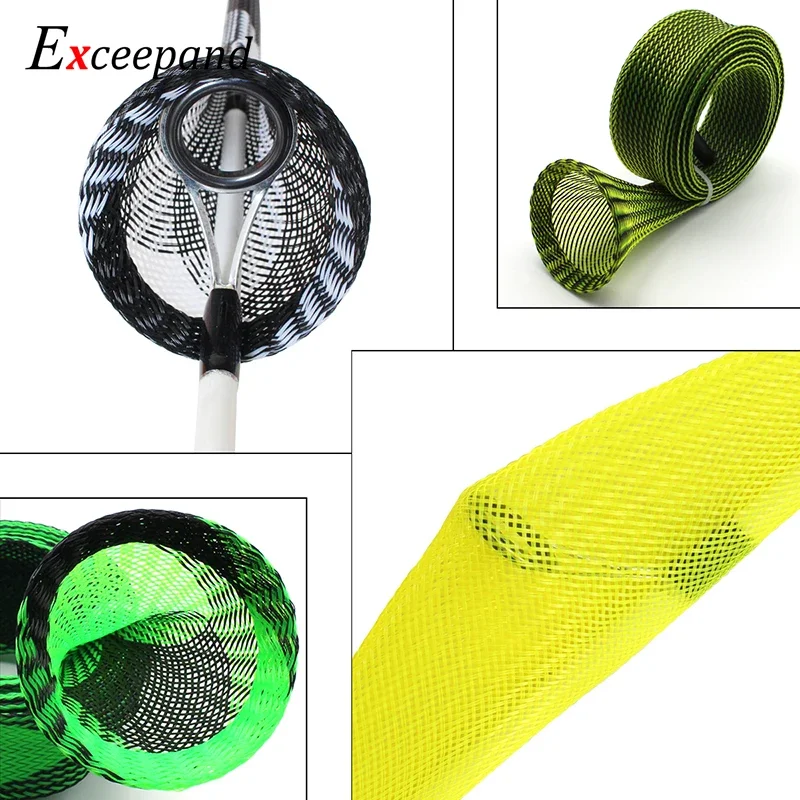 Funda para caña de pescar sin enredos, cubierta para caña de pescar de fundición de 170 cm y 30 mm de ancho, 10 colores, novedad - imagen 4