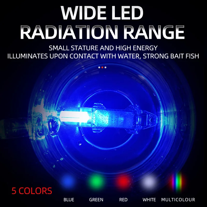 Señuelo de pesca con luz LED para atraer peces, lámpara de Flash para atraer peces bajo el agua - imagen 2