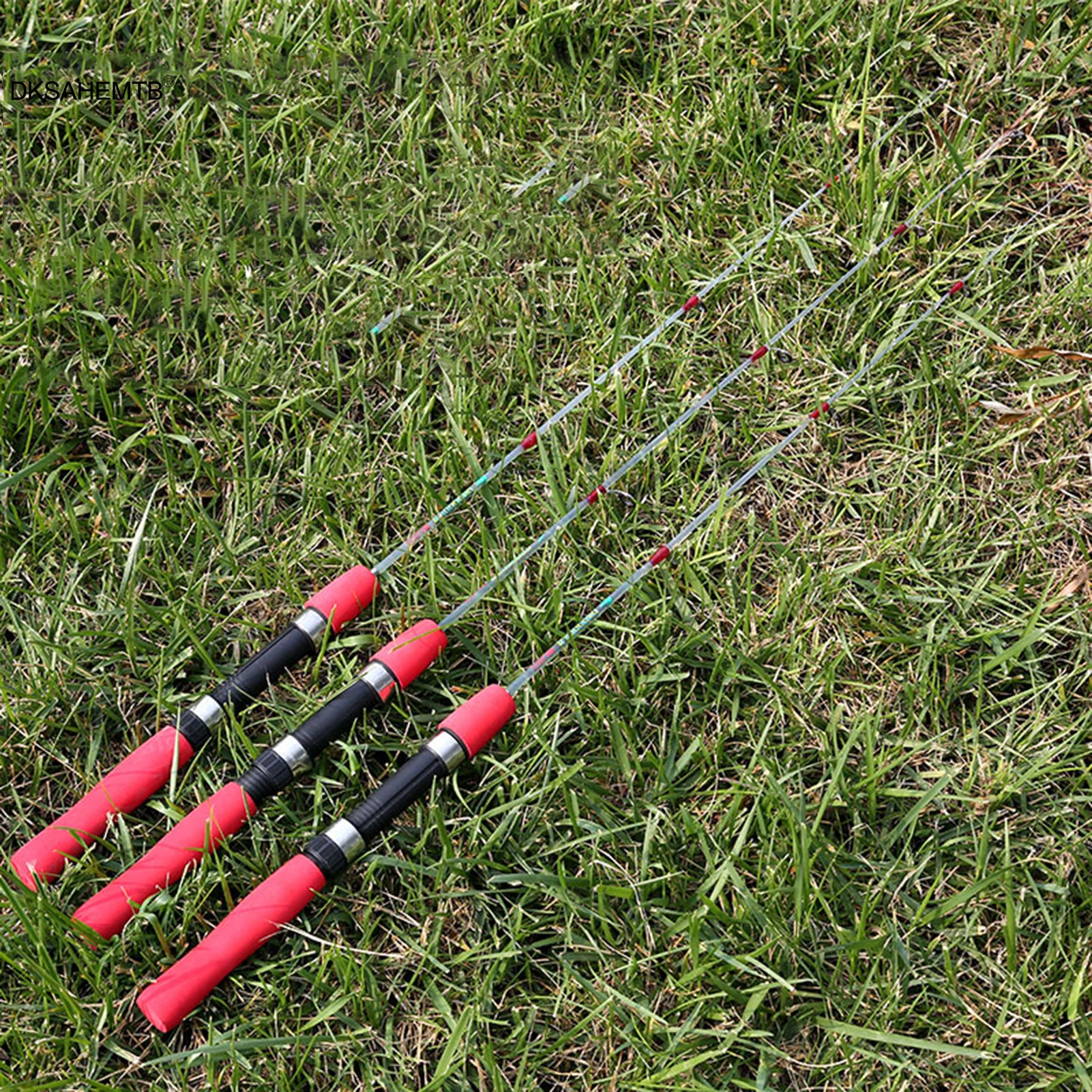 Cañas de pescar transparentes para hielo, varillas enchufables para pesca subacuática, juntas ajustadas para sujetar cañas de mano pequeñas, Invierno - imagen 5