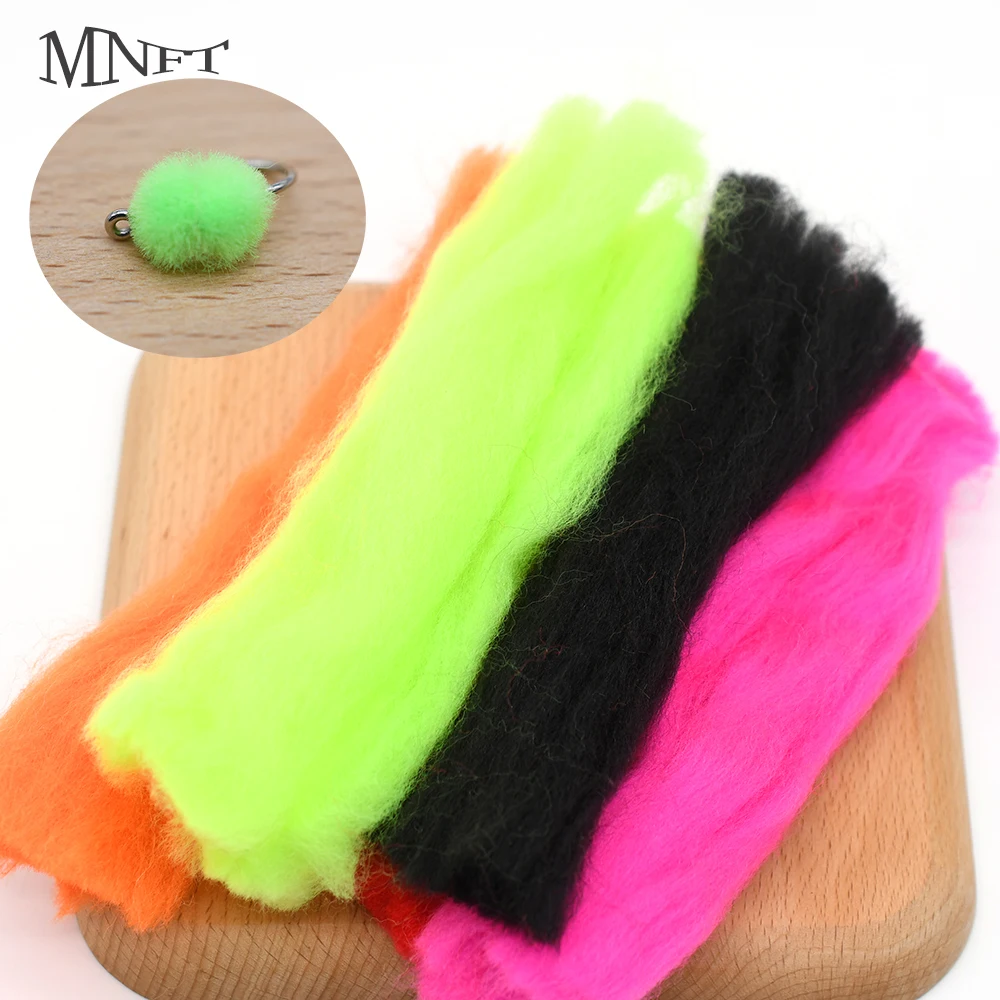 MNFT Fibra de huevo Baitfish – Material de atado de moscas para trucha y salmón