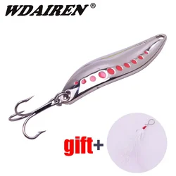1Pc señuelo de pesca de Metal 10g 15g 20g señuelo cuchara Spinner cebo aparejos de pesca cebo duro Spinner cebo Isca Artificial Peche WD-441
