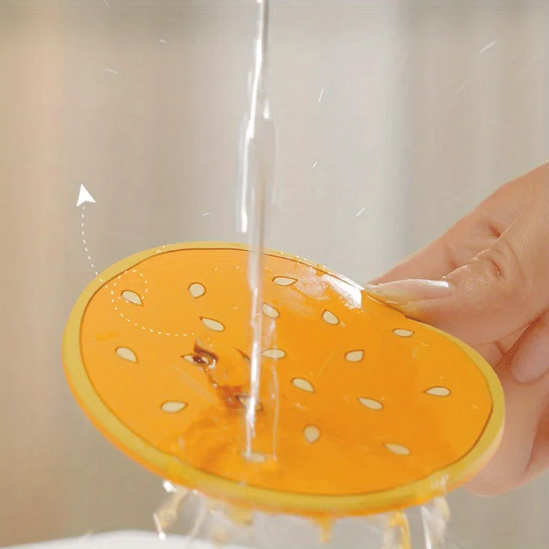 8 unids/set posavasos con forma de hamburguesa, almohadilla creativa para tazas, estera aislante de silicona, soporte para tazas, cocina, comedor, Bar, decoraciones para mesa, regalo para niños - imagen 4