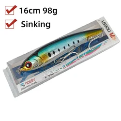 Noeby Wobbler 16cm – Señuelo de superficie lento para lubina y trucha