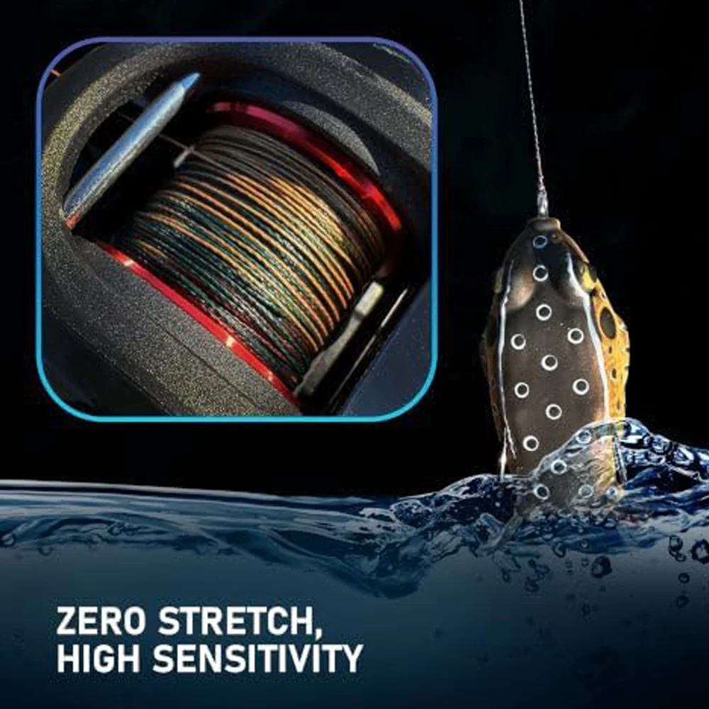 pesca pesca accesorios accesorios de pesca hilo trenzado pesca hilo de pesca herramientas de pesca fluorocarbono Hilos trenzados para agua salada, multifilamento resistente al desgaste, PE X4/X8, 2025 m/500m, 1000 - imagen 4