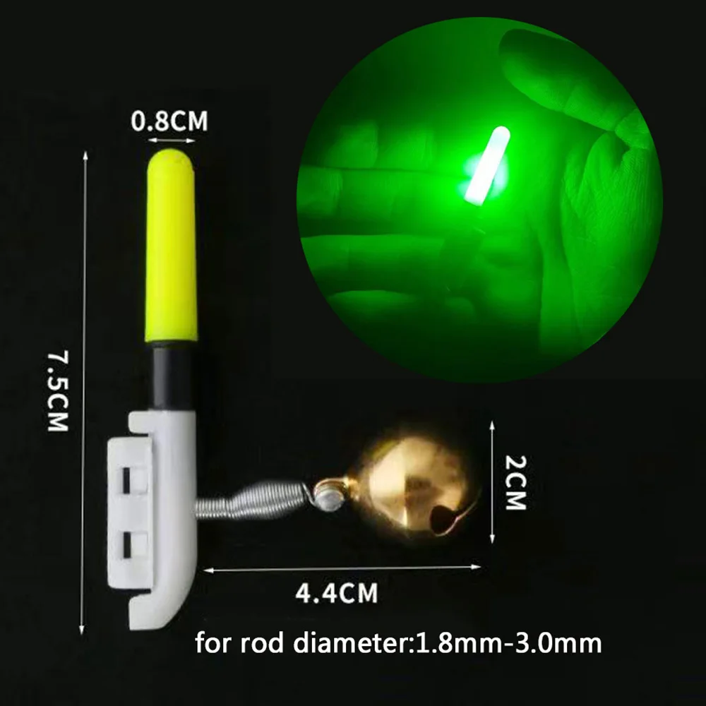 Flotador Luminoso LED CR425 – Carga USB para Pesca Nocturna - imagen 3