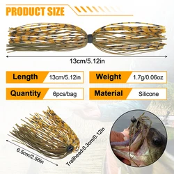 Faldas de silicona para señuelos - repuesto para spinnerbaits