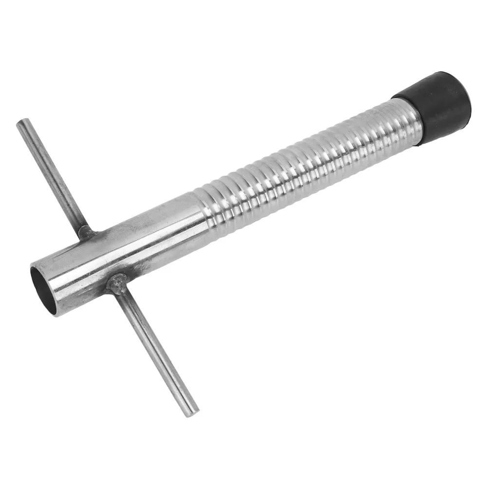 Taladro de hielo portátil acero inoxidable – perforador espiral - imagen 2