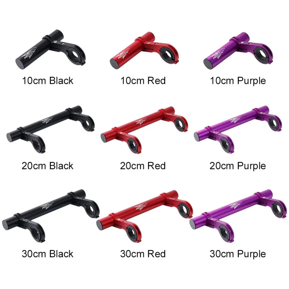 Soporte de extensión de manillar de 10/20/30cm, soporte de bicicleta de aleación de aluminio que ahorra espacio, multifuncional, resistente a la oxidación - imagen 2