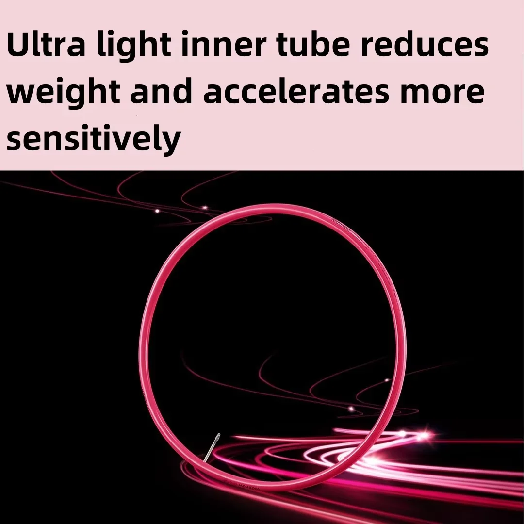 Tubo interior ultraligero para bicicleta de montaña y carretera, 24g, Tpu, resistente al desgaste, ligero y portátil, accesorios para boquilla de neumático de vacío - imagen 3