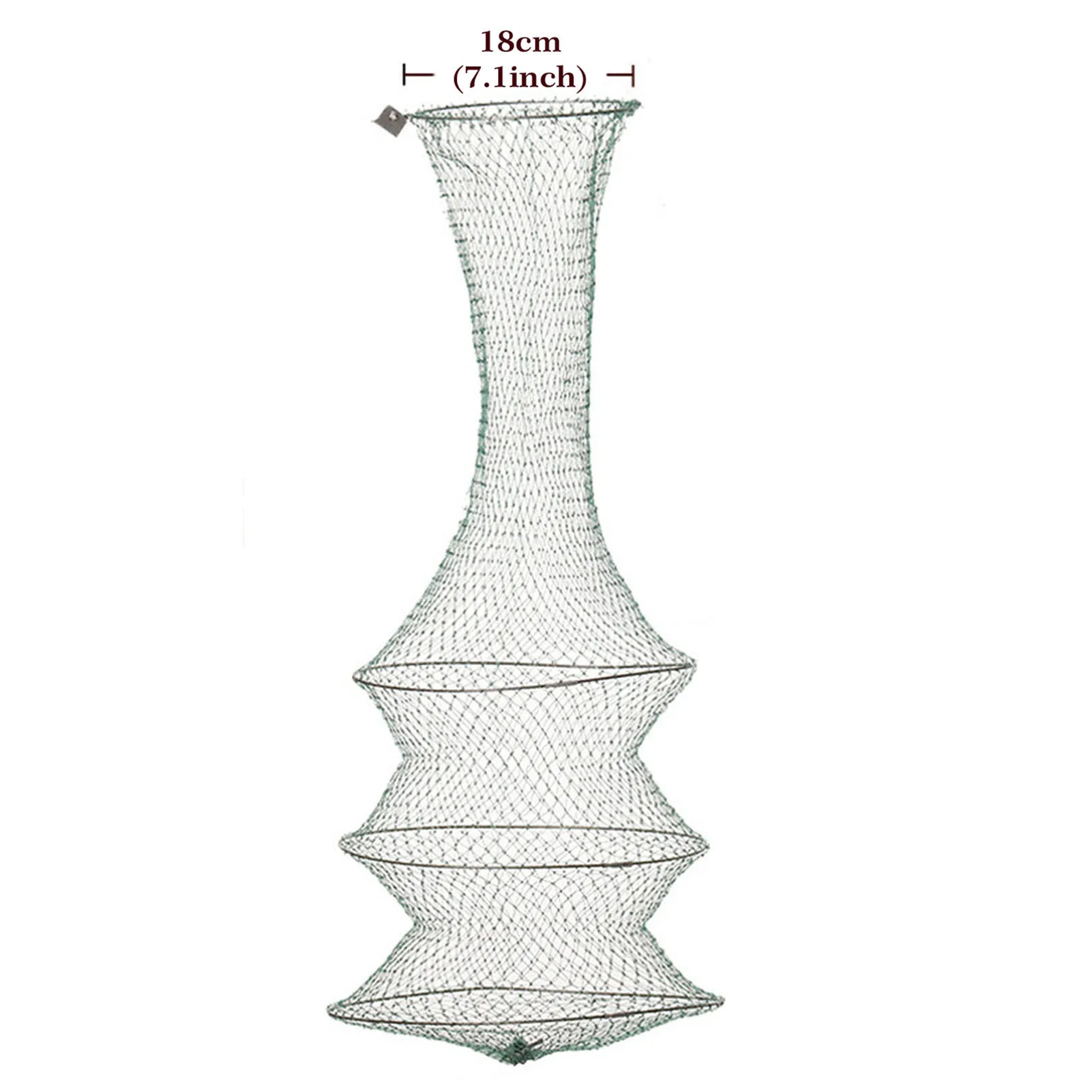 Red de pesca portátil de 3/4/5 capas, alambre suave plegable para exteriores, jaula para atrapar camarones, carpa, cangrejo, accesorios de pesca duraderos - imagen 4