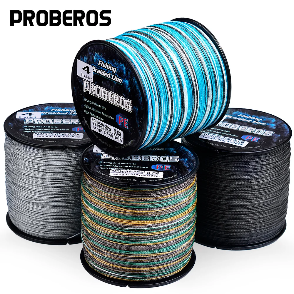 Línea trenzada Proberos – Resistente y suave para lances largos