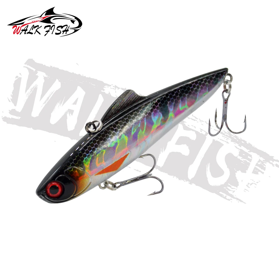 WALK FISH-señuelo de hundimiento VIB, cebo de hielo de invierno, Wobblers para Lucio, lubina, manivela continua, Pesca de fundición larga, vibración de mimbre, 86mm, 20g - imagen 2