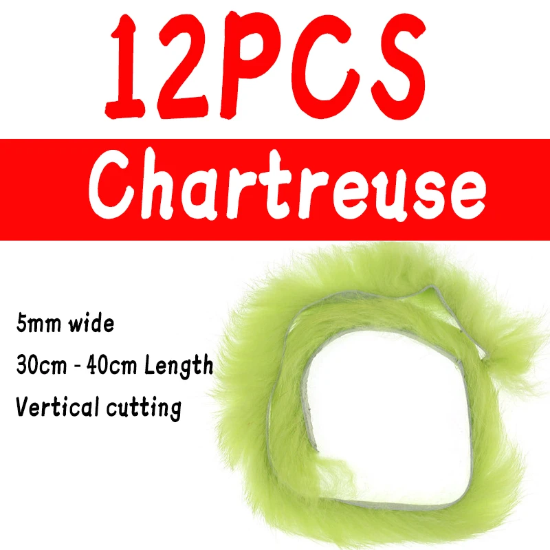 12 PCS chartreuse