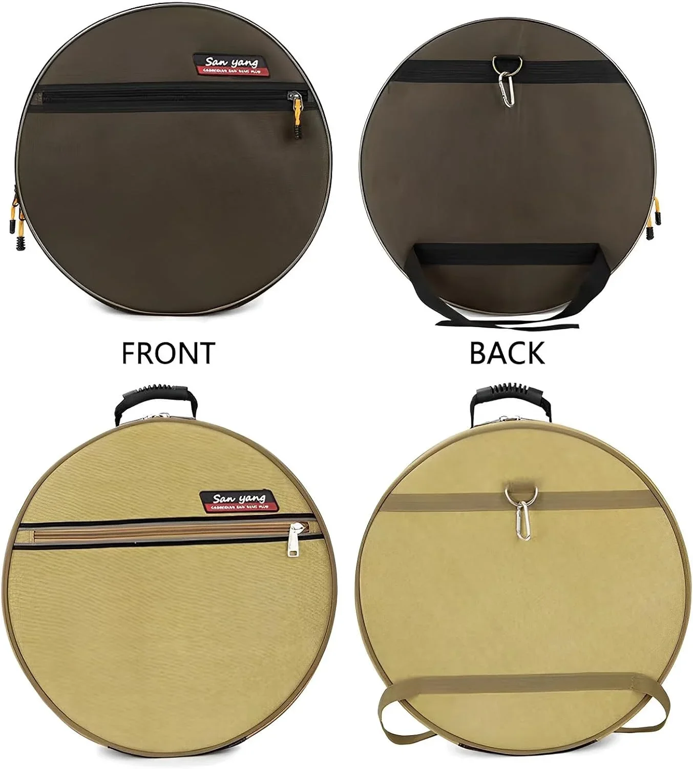 Lawaia-bolsa de pesca de una capa, bolsas de embalaje de redes redondas, equipo de pesca, bolsa de aparejos de red de pesca de lona, bolsas de pesca al aire libre, novedad de 2023 - imagen 3