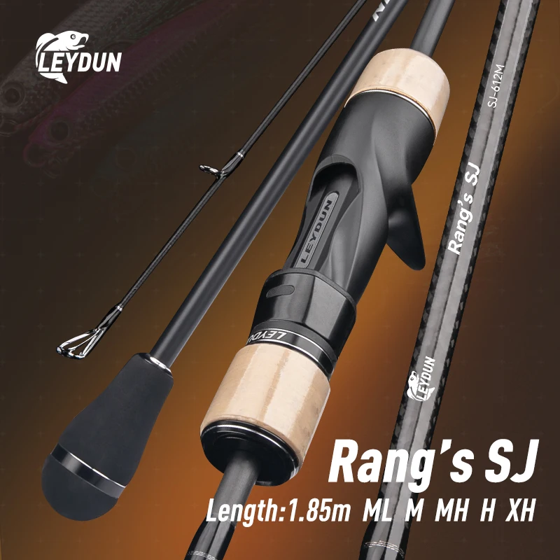 LEYDUN SJ Caña Jigging Lento Alto Carbono Agua Salada