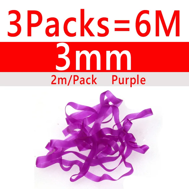 3packs 3mm Purple
