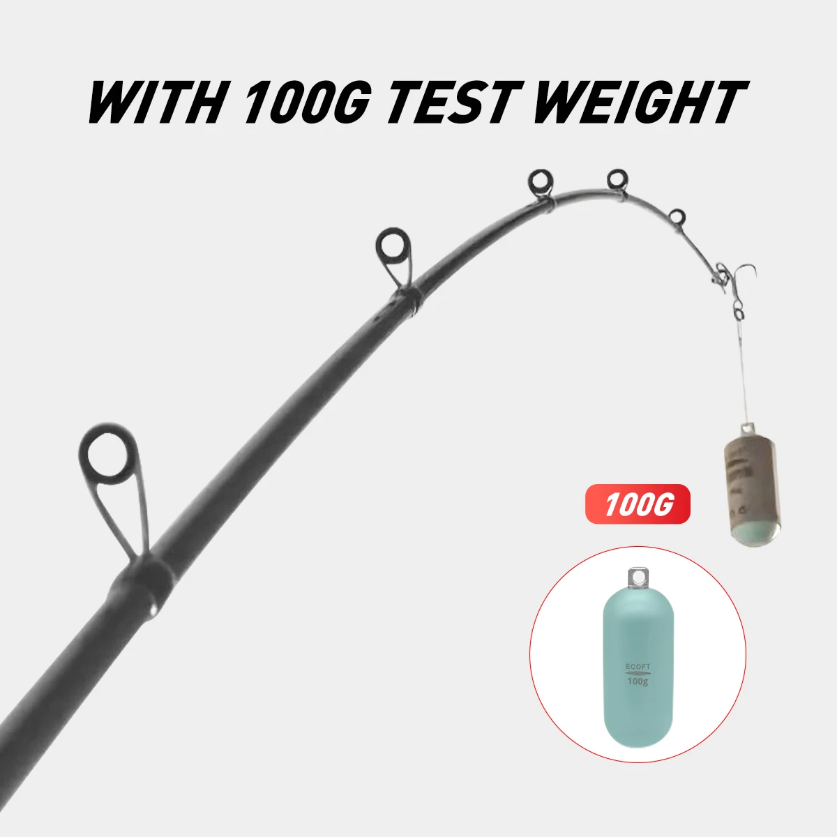 Caña de pescar de fundición larga, caña de pescar costera para lubina, 2,7 m, 3,0 m, caña de pescar para caña giratoria con anillos Fuji - imagen 5