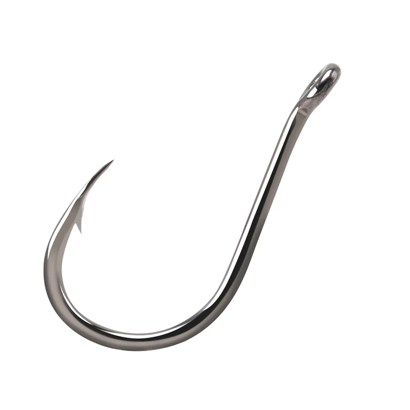 Anzuelos ZYZ Chinu de 4 a 12 unids/bolsa, 13 tamaños, punta de gancho compensada con dientes triangulares afilados, anzuelos CHINU de Color primario con púas - imagen 4