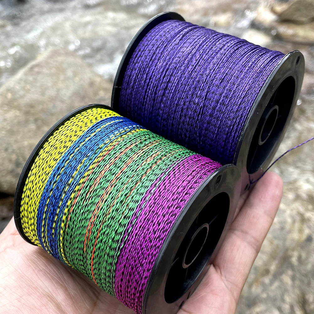 Sedal de pesca trenzado X4 de 4 hebras, hilo de pescar de 300M, multifilamento Invisible para pesca de carpa, 10-80LB, 0,11mm-0,5mm - imagen 5