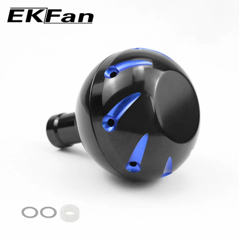 Perillas de aleación EKFan de 38MM 20G para manijas de carrete de rueda Sipnning de eje de 4MM Dawa Shman - imagen 5