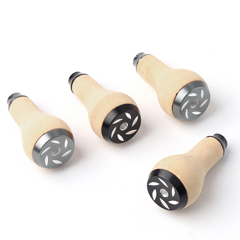 Kawa-mango de carrete de pesca, perilla de madera suave para carrete D/S, incluye 2 uds., longitud de rodamiento, 53mm de peso, 11 g/unidad, accesorio de perilla de carrete DIY, 1 ud. - imagen 5