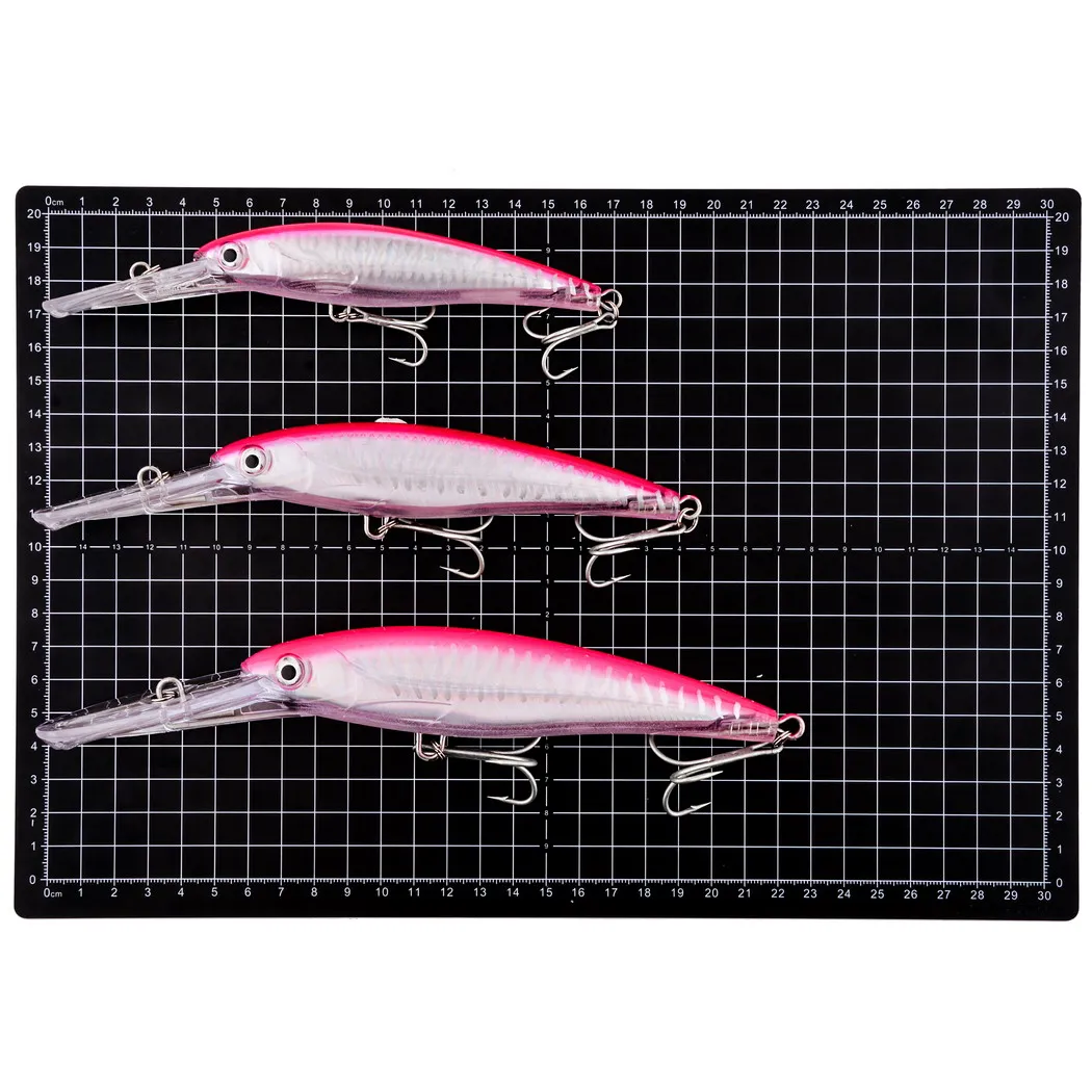 10 Uds 32g 50g 75g Señuelos de pesca flotantes cebo de pececillo de fundición larga señuelos de mar de agua salada cebo duro Minnow para aparejos de pesca de lubina - imagen 3