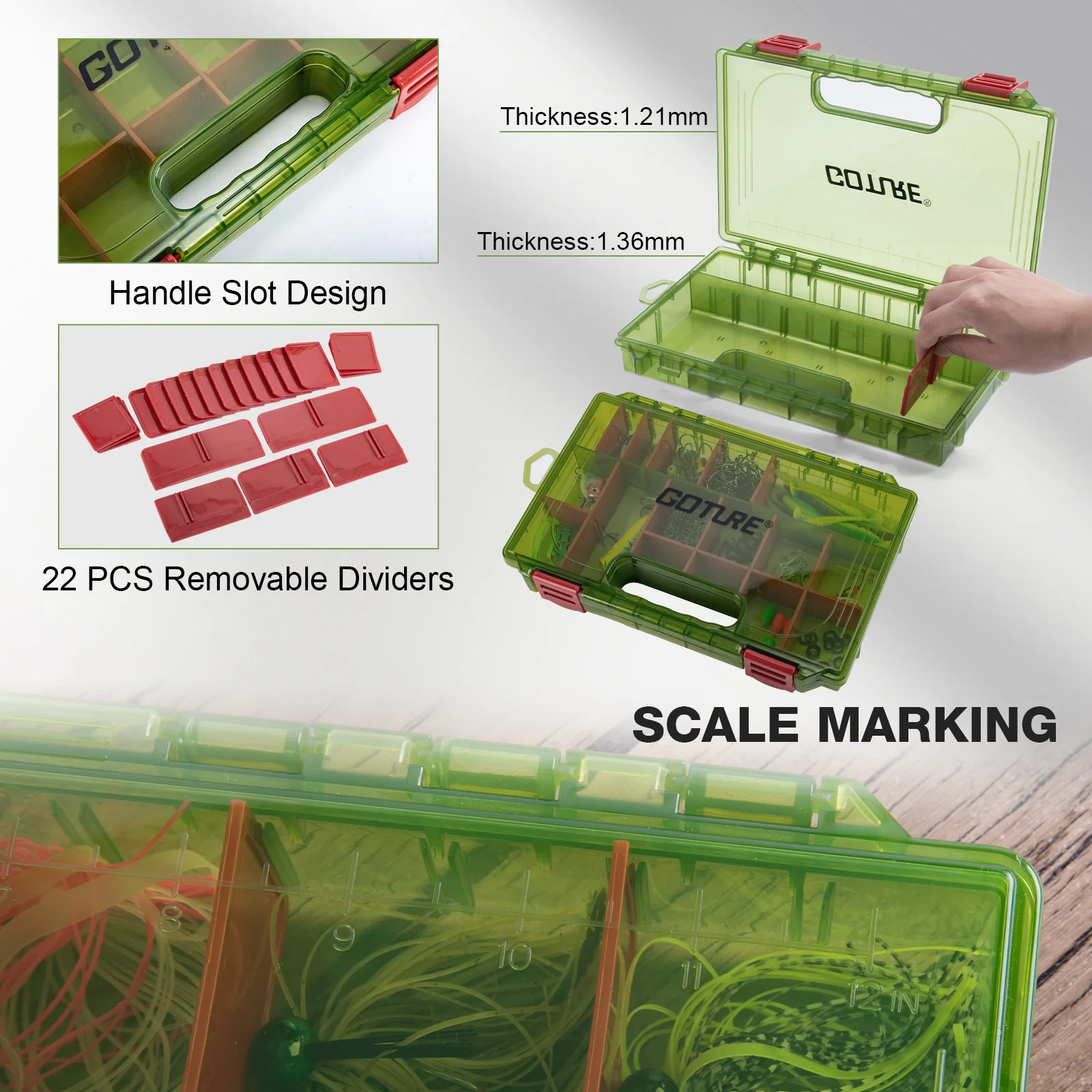 Goture-bolsa grande para aparejos de caña de pescar, 110L, 3 capas, multibolsillo, 99x47x28cm, 600D Oxford con capa aislante, bolsa para acampar y cazar - imagen 5