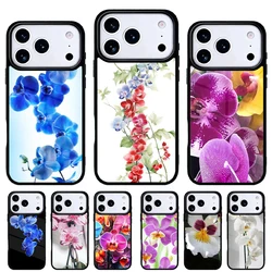 Funda iPhone con estampado orquídeas - carcasa trasera floral