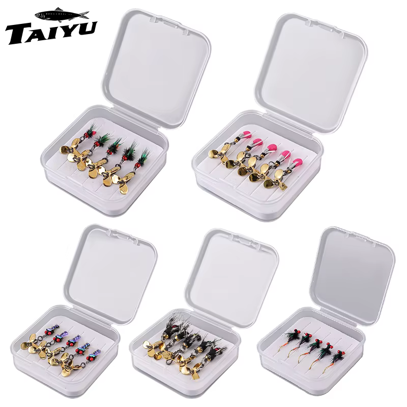 TAIYU Vib Jig Insecto – Señuelo con gancho afilado y hélice - imagen 5