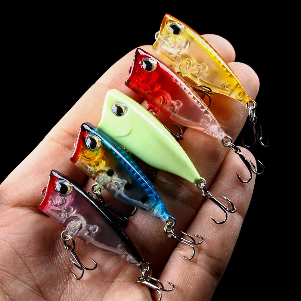 Popper HENGJIA 4cm – Flotante para trucha y lucio - imagen 3