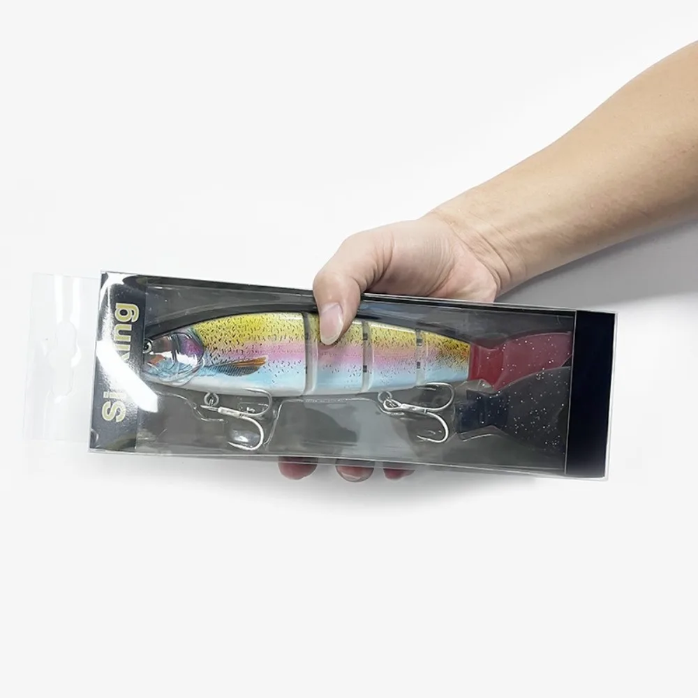 2025 5 secciones 2 segmentos Señuelos de pesca Bass Crankbaits buceo profundo cebo biónico Artifici 23CM 105G manivela dura de plástico - imagen 3