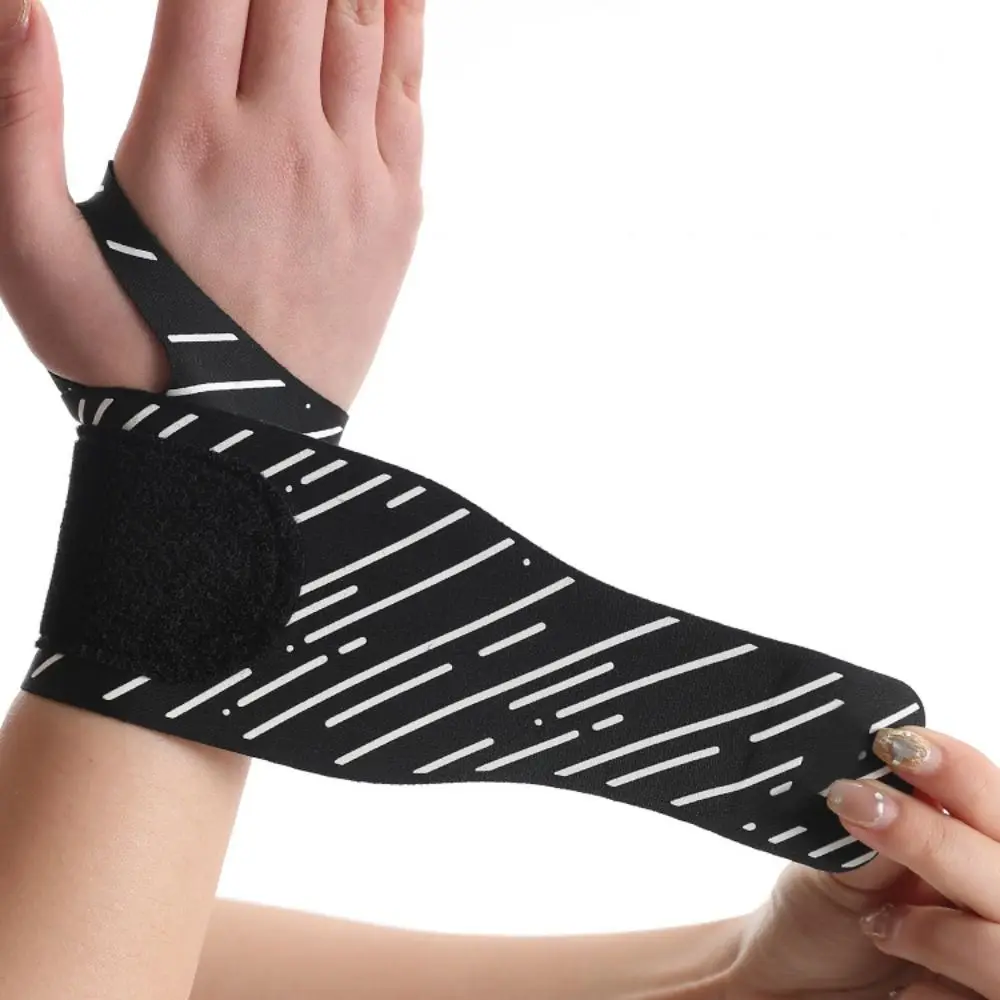 Muñequera deportiva de nailon y LICRA, ultrafina, con cinta de sujeción, funda protectora para pulgar, soporte de articulación ajustable, Unisex, 1 par - imagen 4