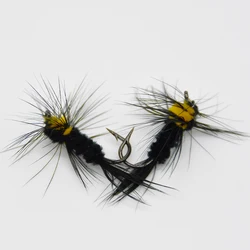 MNFT Mosca Artificial Avispa Negra y Amarilla – Señuelo Trucha