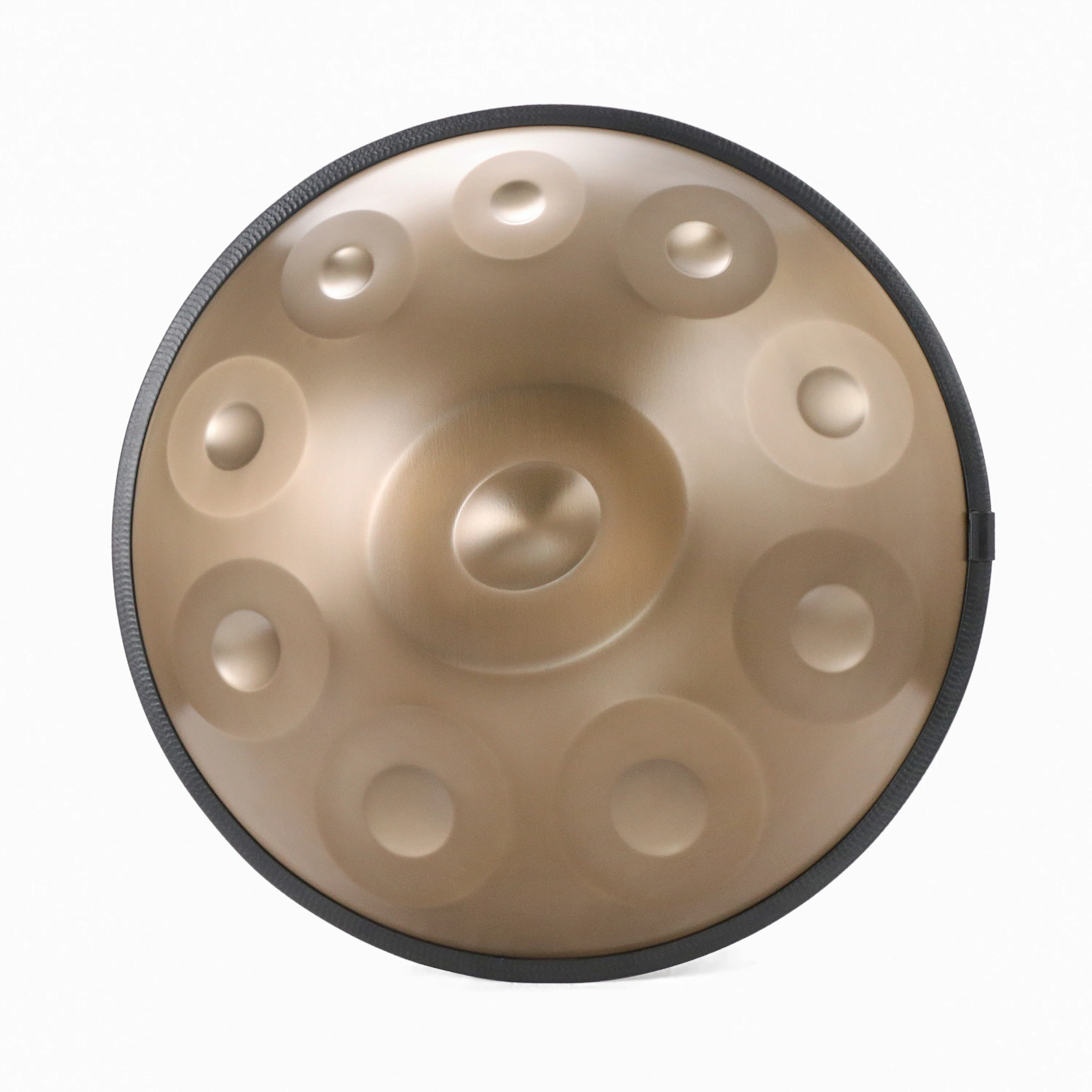 Handpan 22 pulgadas 9 notas D menor 432HZ Gold Pantam 440HZ 10 12 notas acero mano Pan tambor Yoga meditación instrumentos musicales - imagen 5