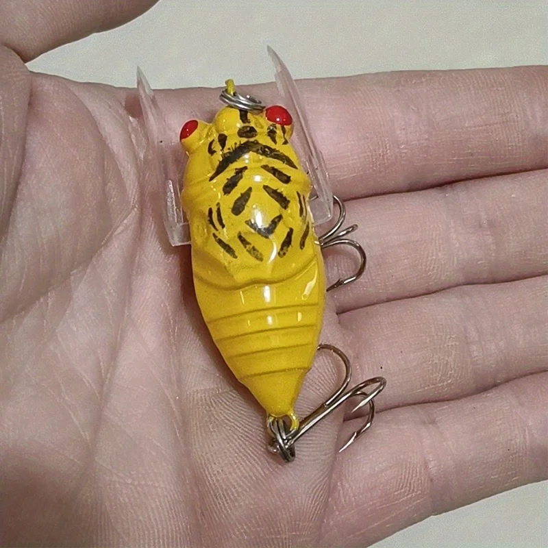 Cebo de pesca de mariquita Artificial, perfecto para lubina, carpa y aparejos de agua superior, 4,5g, 5 unidades por lote - imagen 3