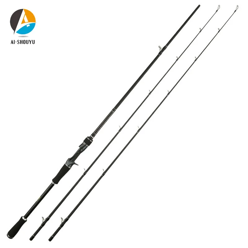 AI-SHOUYU caña spinning de viaje ligera carbono resistente MH/H - imagen 5