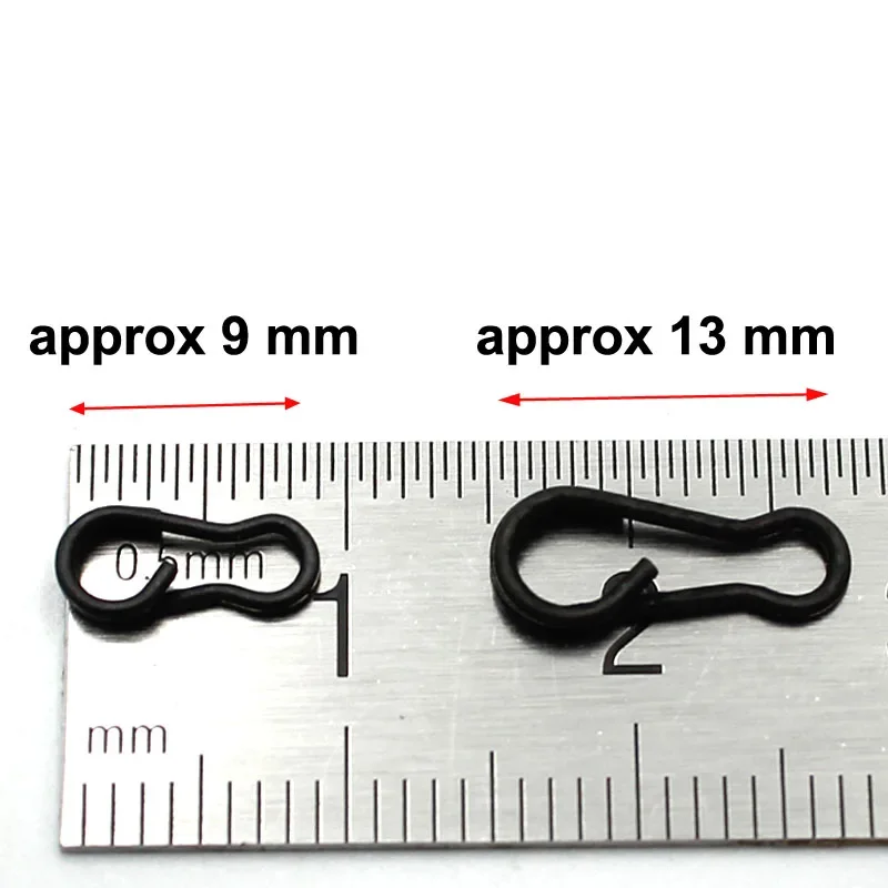 30 Uds. De Clips múltiples, Clip de enlace de plomo de cambio rápido, aparejo giratorio, accesorios de pesca de carpa, aparejos terminales, herramienta de equipo de pesca - imagen 2