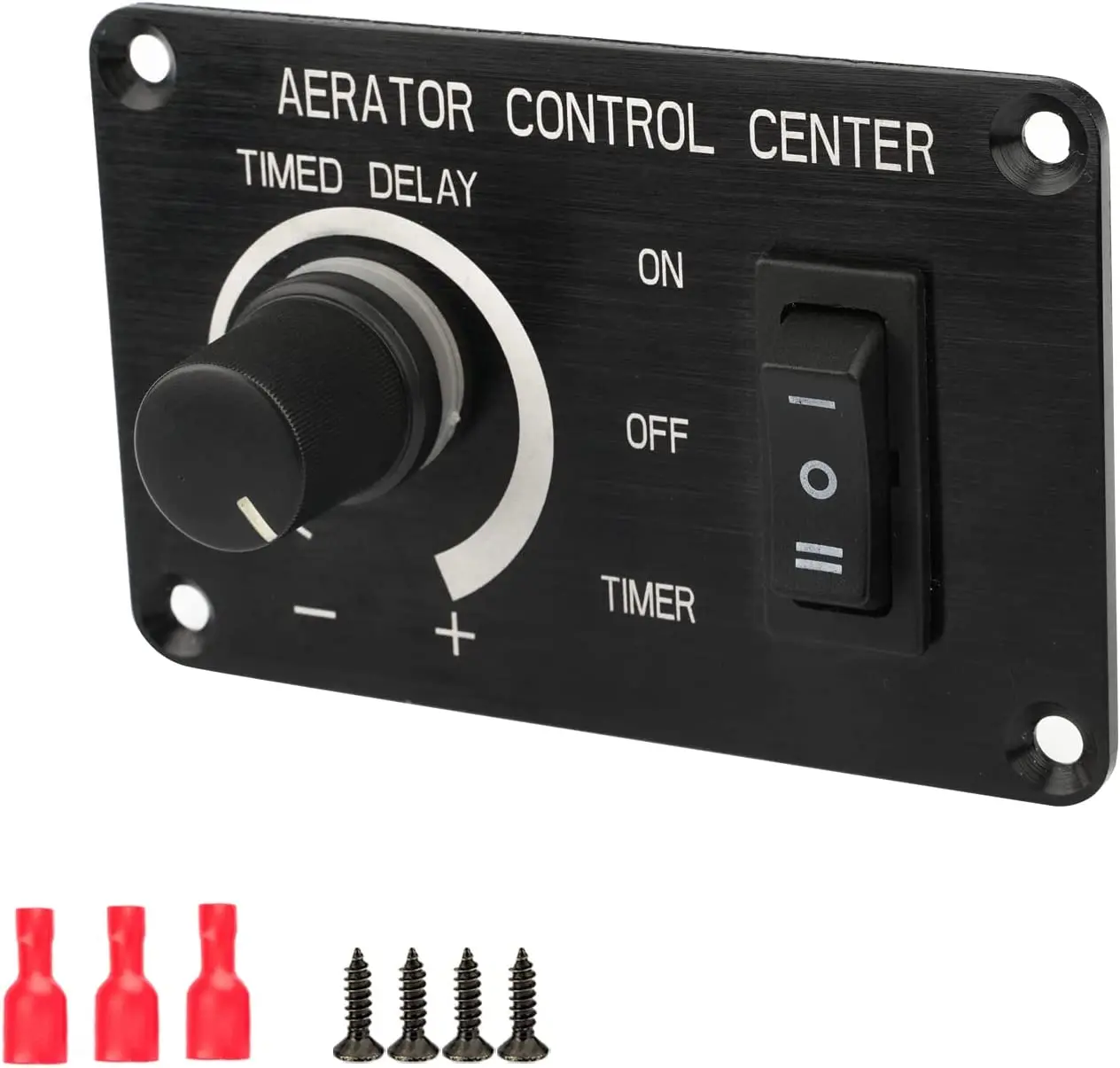 Panel de interruptores con temporizador para aireador Livewell 12V marino