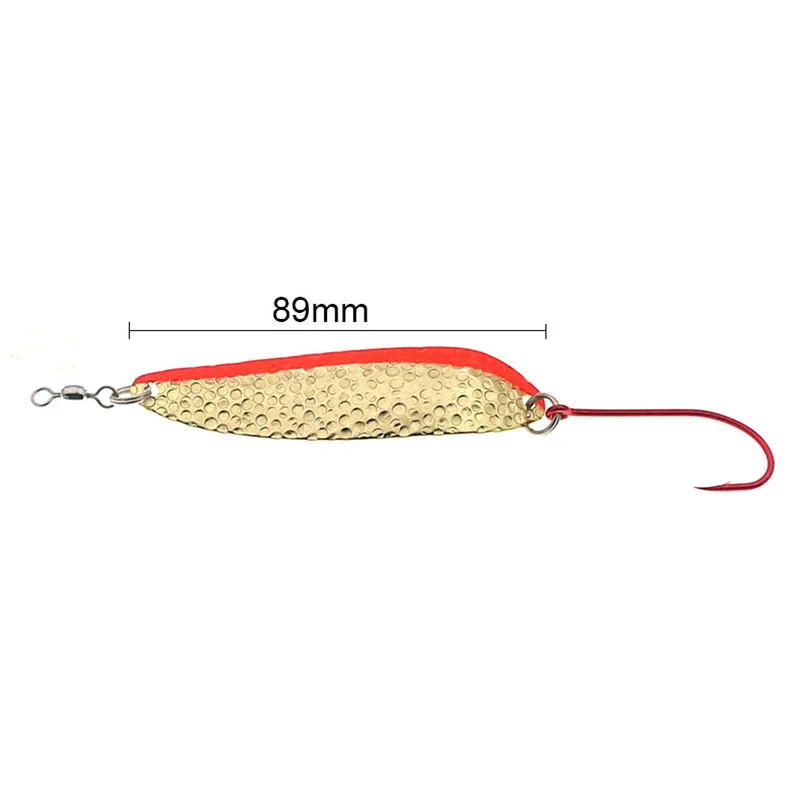 Cuchara de Pesca, señuelo de Metal, cebo giratorio para trucha, 21g, 3/40z, señuelo tipo cuchara, cebo duro, Wobbler, lubina, carpa, aparejos de Pesca - imagen 5
