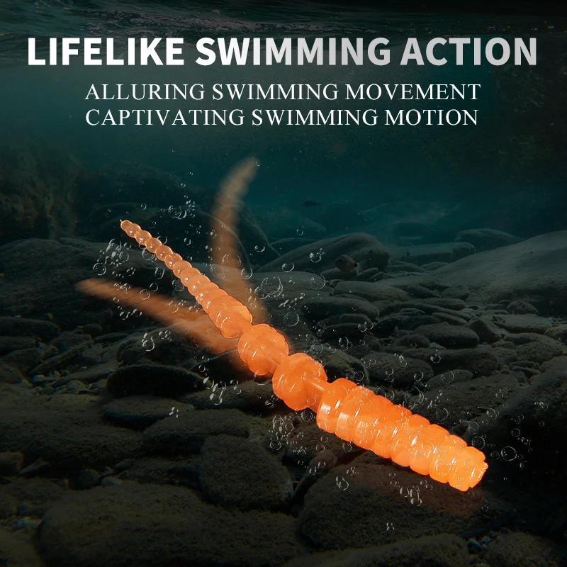 Supercontinent new30mm/50 Uds Señuelos de Pesca Polaris cebo Artificial suave aparejos depredadores Polaris señuelo que se hunde Pesca Pesca barata - imagen 4