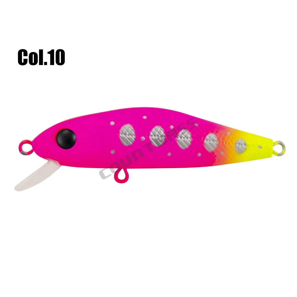 COUNTBASS Minnow Wobblers Angler's Fishing Lures Floating Shad Jerk Your Bait , Diving Depth 0.8-1m Leurre Hard Baits 55mm 4.7g - imagen 5