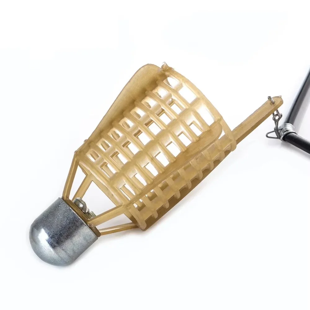 NGB-jaula para cebo de pesca de carpa, 20g, 30g, 40g, 50g, 60g, 70g, 80g, soporte para alimentador, cesta trampa con anzuelos, accesorio de pesca - imagen 4