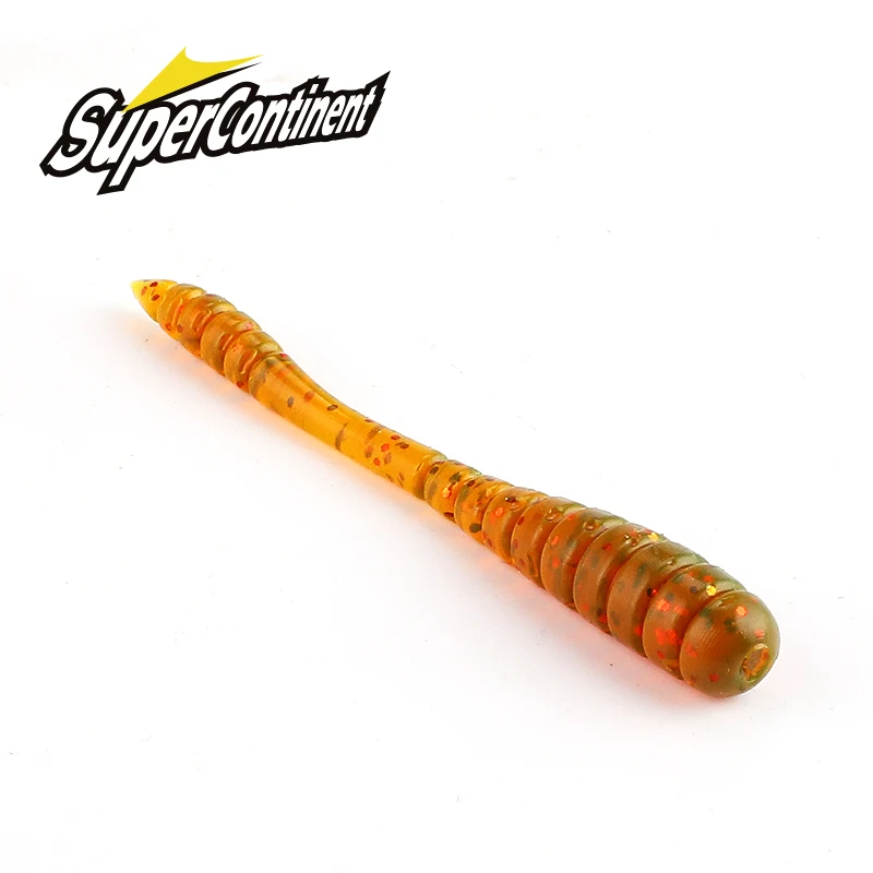 Cebo suave supercontinente, nuevo pez punteado, 3cm/50 Uds., 5cm/14 Uds., Señuelos de pesca que se hunden, cebo tremor, señuelo de pesca suave, señuelo de gusanos de pescado