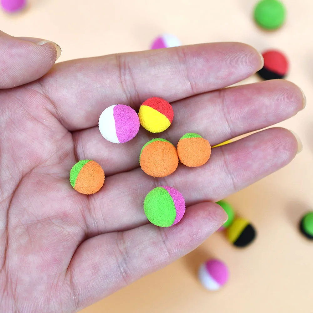 14 unids/caja Boilies emergentes pesca de carpa bola de espuma 10mm 12mm flotabilidad carpa cebo aparejo de pelo método alimentador pesca Boilies flotantes - imagen 4