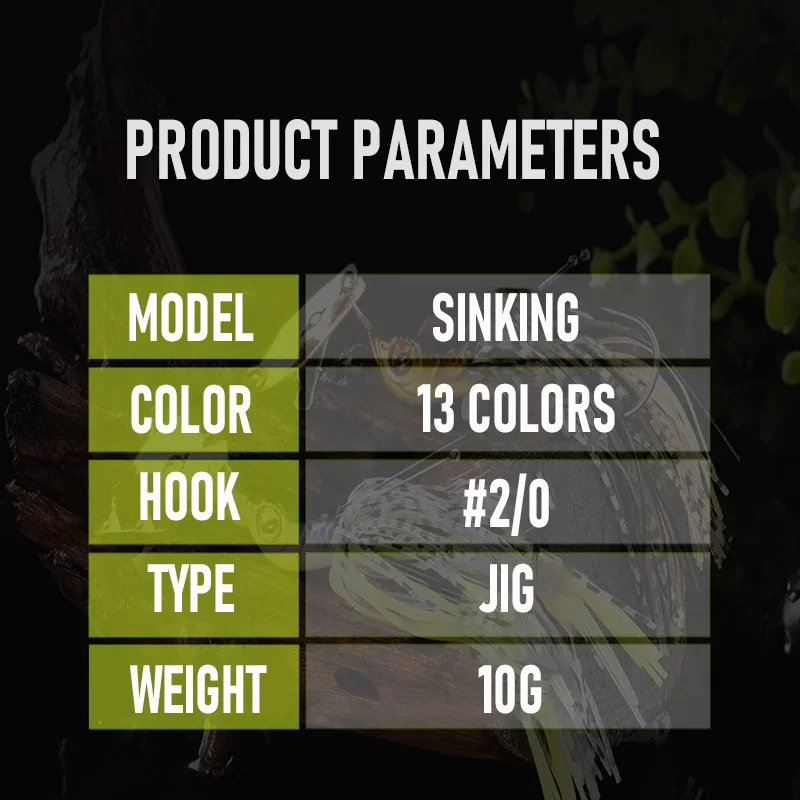 RIKAON Flash Blade Chatter Bait Ultra rápido vibrador JIG 7g/10g con 2 uds cable de aleación de titanio para lubina perca Pike - imagen 5