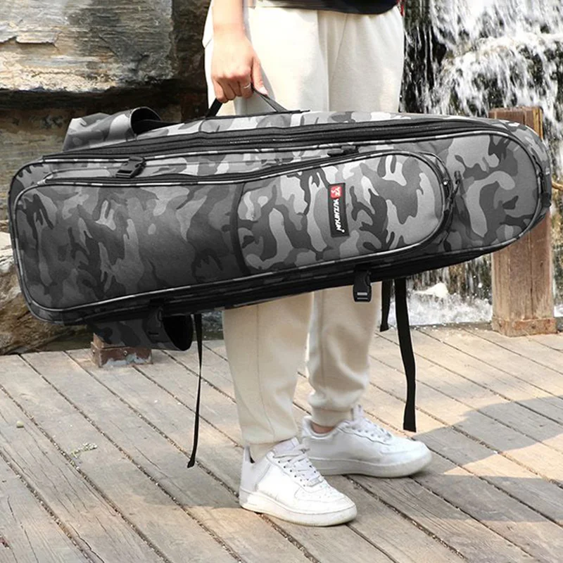 Bolsa para caña de pescar, mochila táctica grande, bolsas para aparejos al aire libre - imagen 4