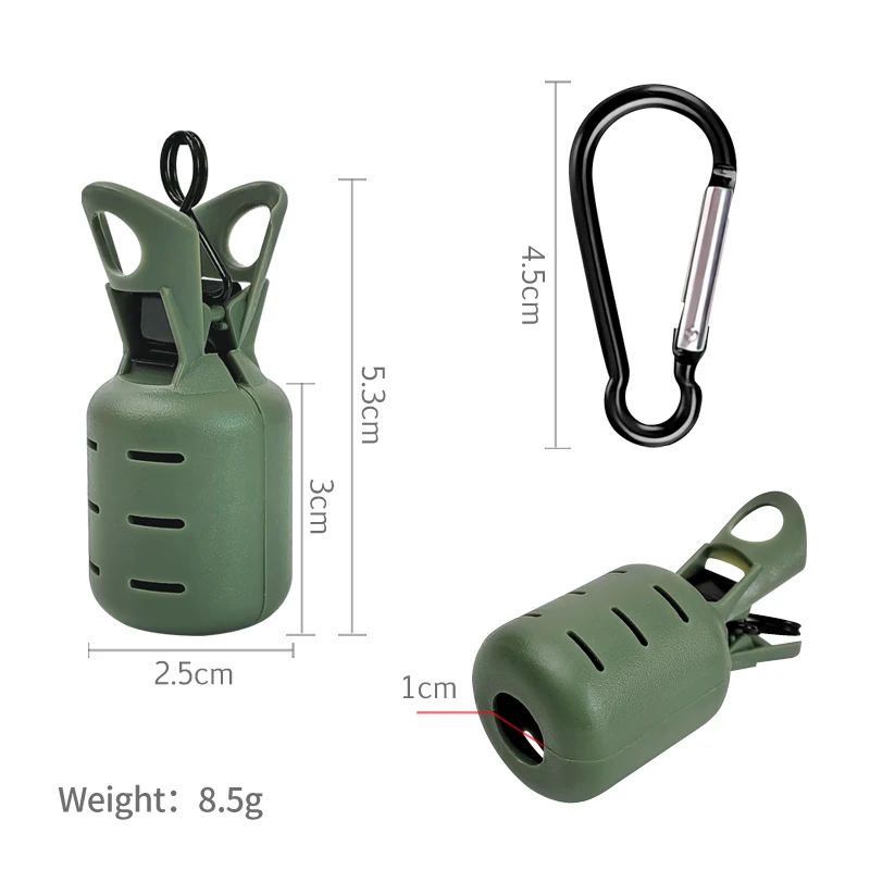 Nuevo Kit Protector de cebo de plantilla de calamar, 6 uds., pie web, pulpo, Egi, cubierta de gancho, sepia, paraguas, tapa de señuelo con mosquetón, accesorios marinos - imagen 3