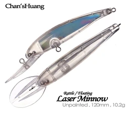 Chan'sHuang Minnow Flotante Sonajero – Lámina Láser